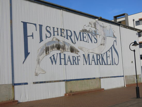 Die alten Fischmarkhallen von Port Adelaide sind leer und verfallen.
