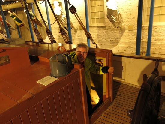 Achtung: Käpt'n betritt Brücke