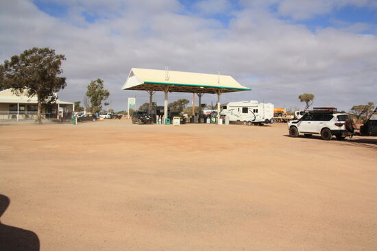 Die Tankstelle in Glendambo