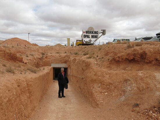 Der Eingang in den Untergrund