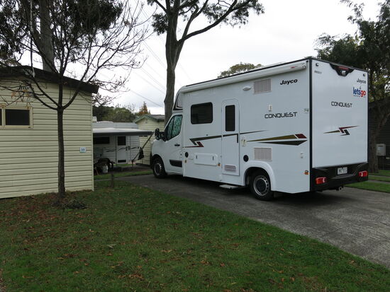 Auf dem Campground bei Melbourne