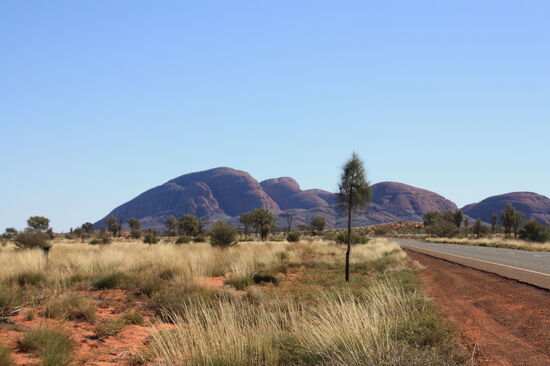 Anfahrt auf die Olgas