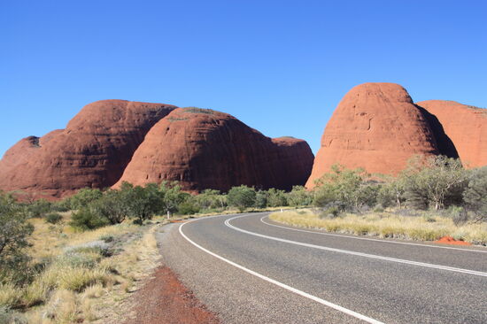 Auf der Rückfahrt zum Campground
