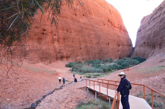 Auf dem Walpa Gorge Walk