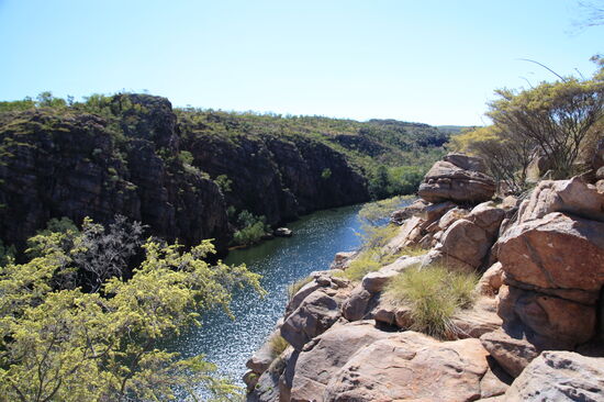 Die Katherine River Wanderung bietet eine gute Aussicht in die Gorge.