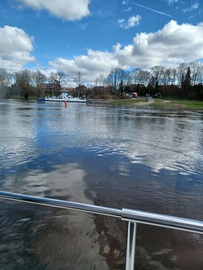 Auf der Elbe
