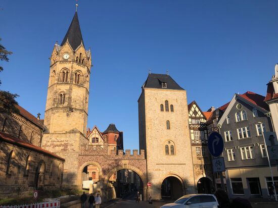 Auch die Innenstadt von Eisenach hat viel Historisches zu bieten und lädt zum Bummeln ein. Tip: Das Bach-Haus.
