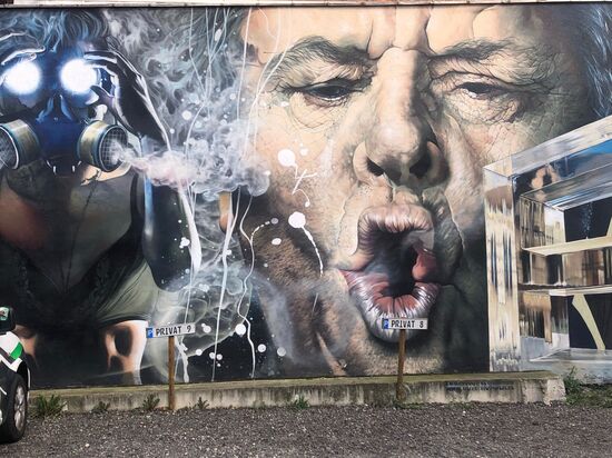 Hingucker: Professionelle Graffities ....