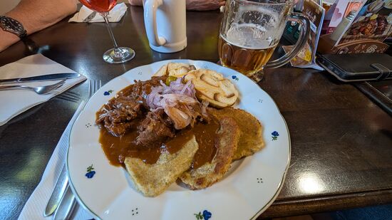 Wieder mal ein hervorragendes Abendessen.