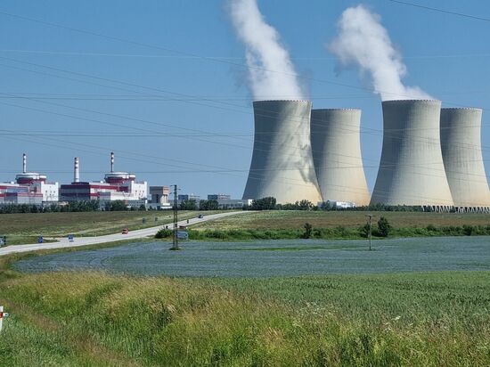 Atomkraftwerk Temelin, sehr beeindruckend und von der Leistung das größte in Tschechien.
