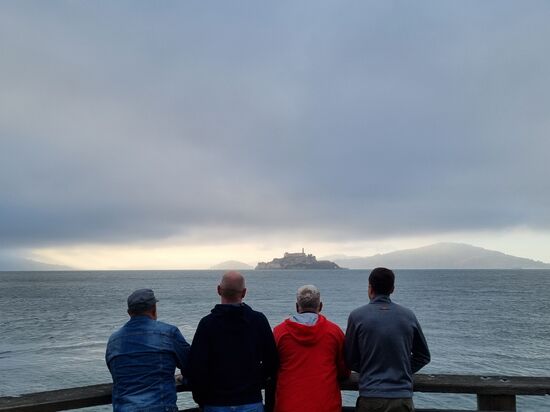 Alcatraz im Blick, furchtbare Kälte im Nacken, 14°