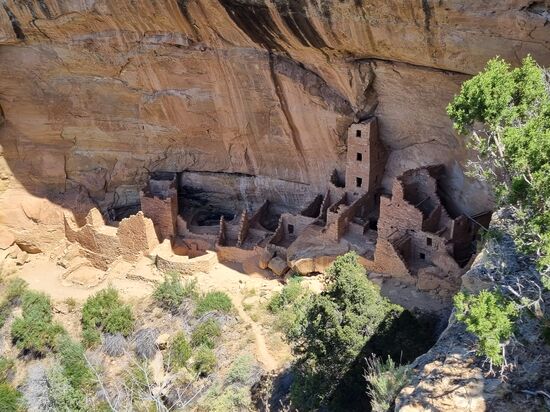 Verlassenes, 700 Jahre altes Pueblodorf, Vorgänger der Ute.