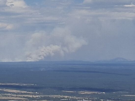 Da sieht man den Black Canyon brennen. Eigentlich ist der Plan in drei Tagen durchzufahren. Schau mer Mal.