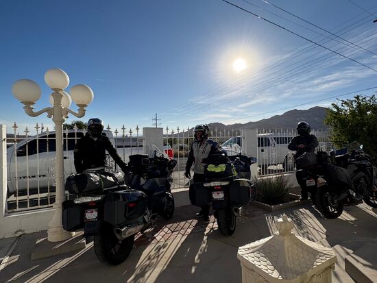 Beatty, 8 Uhr, über 30°, schön warm.