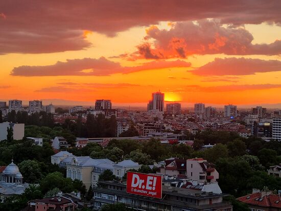 Und das war die Stadt, wie man Sie von oben sehen konnte.