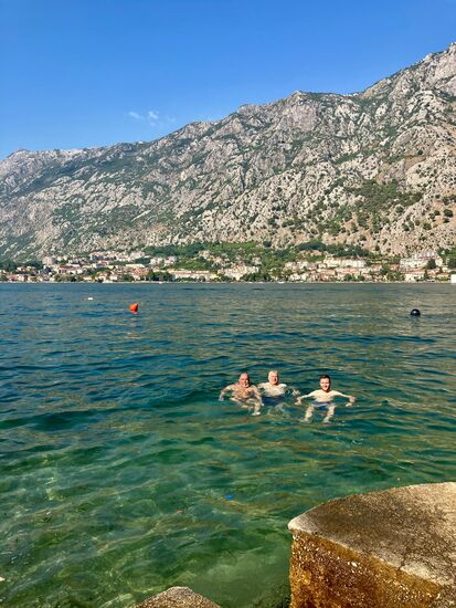 Mal wieder schwimmen.