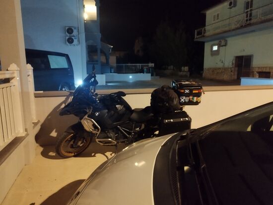 Letzter Nachtparkplatz im Balkan.