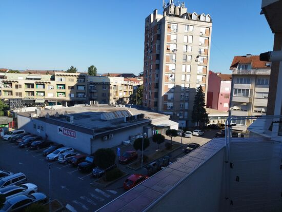 Morgendlicher Ausblick vom Balkon in Losnica