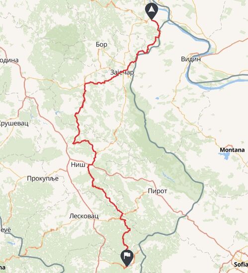 Die Route war unglaublich Kurvenreich und Landschaftlich toll.