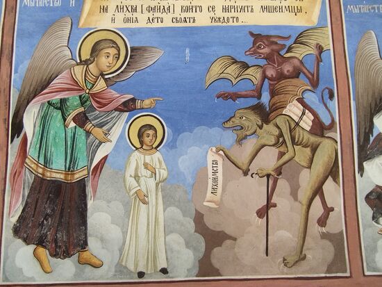 Fresken im Rila Kloster