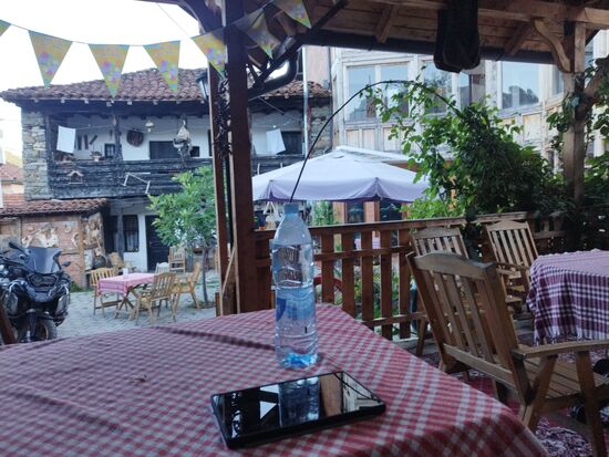 Schöner Sitzplatz für die allabendliche Büroarbeit.