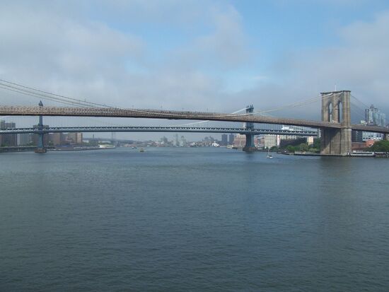 Brooklyn Bridge und Manhatten Bridge