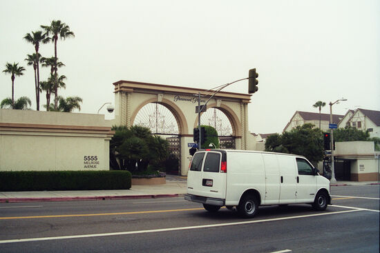 Vorbei an den Paramount Studios ging es zum Hollywood Boulevard