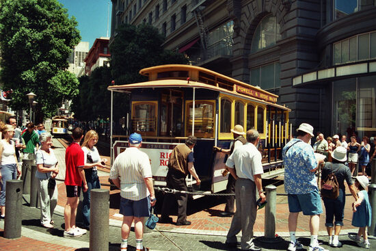 Drehscheibe an der Market Street