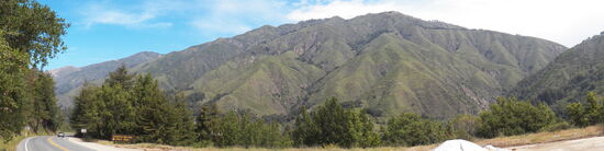 Pfeiffer State Parks liegen landeinwärts