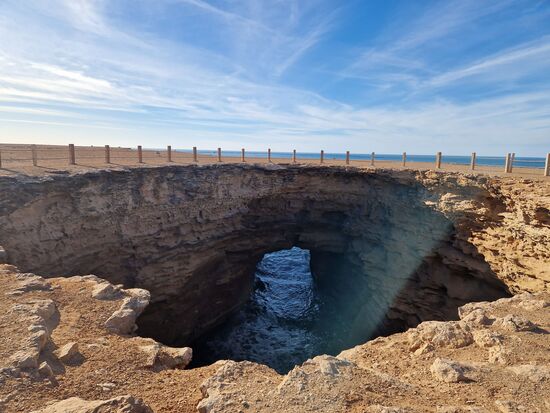 Das "Teufelsloch", einen kurzen Stop und ein paar Erinnerungsfotos Wert
