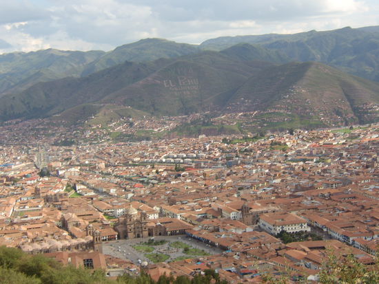 Rund um die Plaza de Armas von oben