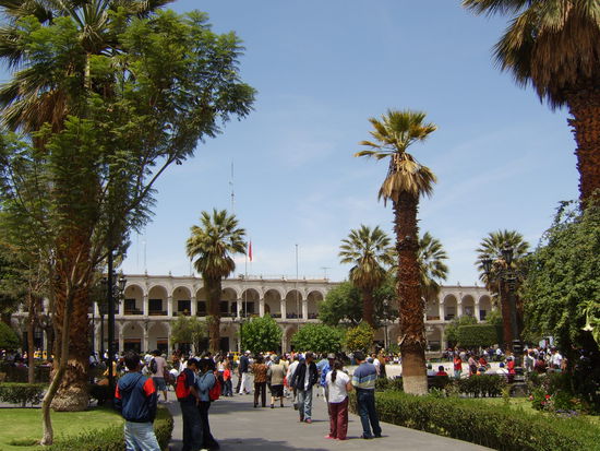 An der Plaza de Armas