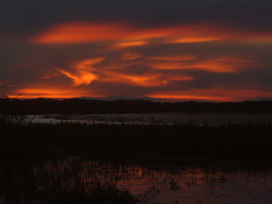 Sonnenuntergang von Libertad aus