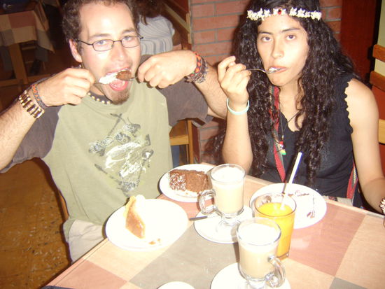 Eine leckere "Selva Negra" (Schwarzwälder Kirschtorte)