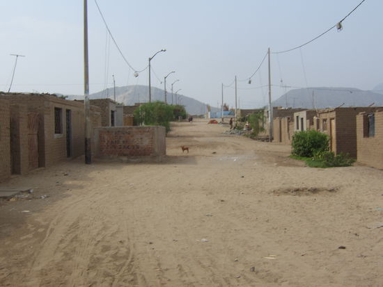 eine Straße in Porvenir