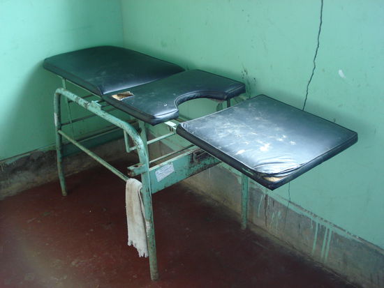 Hier werden die Patienten behandelt bzw. im Extremfall Kinder geboren