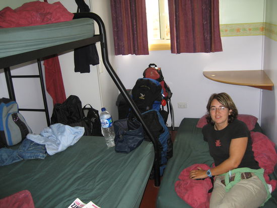 unser geraumiges Zimmer in Margret River