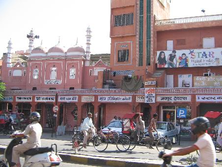 Pink City in Jaipur(die ganze Altstadt ist in Pink und rot)
