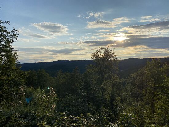 Es geht dem Abend entgegen.