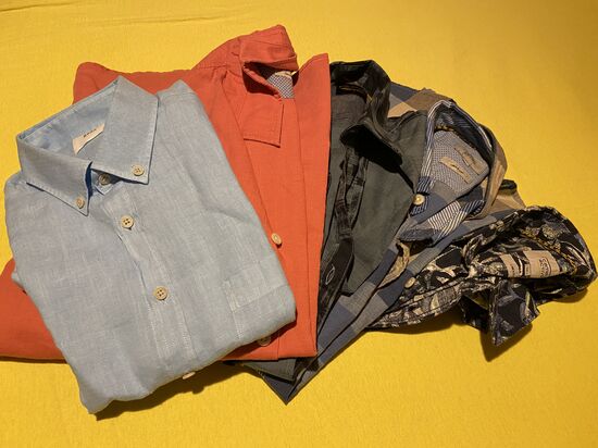 Meine Ausbeute  War alles nochmals um 20% reduziert. Ich habe so viel gespart, dass ich gefühlt noch Geld herausbekommen habe. 
Steffi ist leer ausgegangen. Bis auf die Tatsache, dass sie nun wieder mit einem gut gekleideten Mann angeben kann. Ist ja auch nicht zu verachten. Gell Schatz.