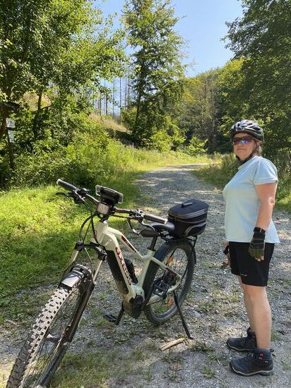 Kurze Pause vor dem ersten steileren Anstieg.
