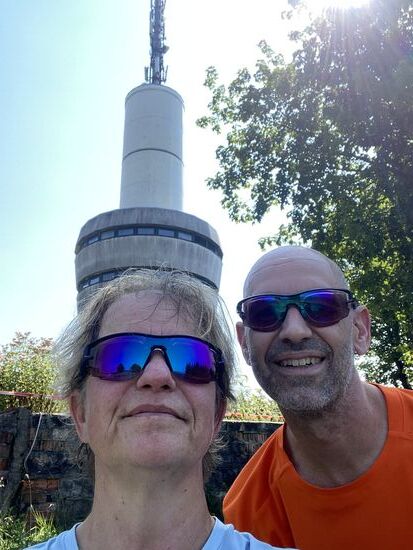 Das haben gleich in zwei Selfies festhalten müssen.