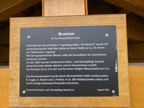 Sinn und Zweck des Brunnen.