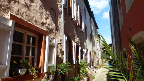 Eine Gasse in Grevenmacher