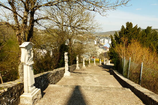 Der Weg auf den Kreuzberg in Grevenmacher