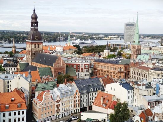 Blick von der Petrikirche