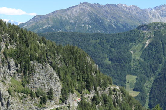 Blick von der Staumauer