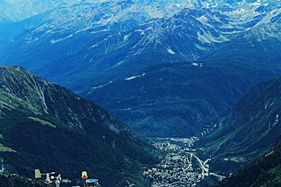Blick in das Aosta Tal