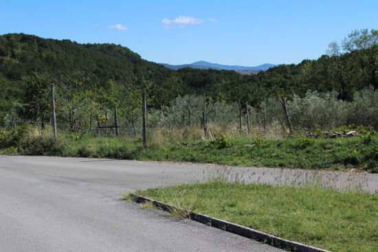 Blick in  das Hinterlan in Trebese