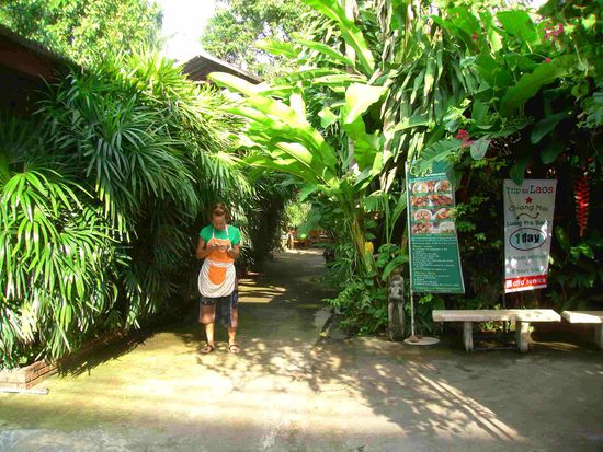 Der unscheinbare Eingang zum Guesthouse